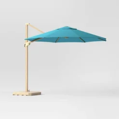 11'x11' Offset Patio Umbrella - Light Wood Pole - Threshold™ 10 11'x11' Offset Patio Umbrella - Light Wood Pole - Threshold™ -Outdoor Furniture Store GUEST 081b8e95 cf68 4752 adda 7a85d0a3bba3