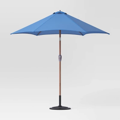 9'x9' Market Patio Umbrella - Light Wood Pole - Threshold™ 9'x9' Market Patio Umbrella - Light Wood Pole - Threshold™ -Outdoor Furniture Store GUEST 0a06f70c 7dde 4a88 9f3e 1163305f597b
