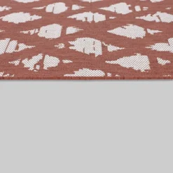 5' X 7' Diamond Outdoor Rug Orange - Threshold™ -Outdoor Furniture Store GUEST 0e0be517 30b0 4773 9963 6fe5b17e4463