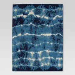 Shibori Waves Outdoor Rug Navy - Threshold™ -Outdoor Furniture Store GUEST 11323bd2 5ac7 45f1 87fc 2b620f2de84e