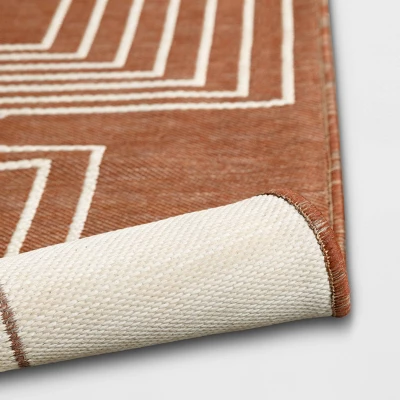 7'x10' Geometric Outdoor Rug Brown/White - Threshold™ 7'x10' Geometric Outdoor Rug Brown/White - Threshold™ -Outdoor Furniture Store GUEST 1eaeb583 a2f0 4aeb 8aa5 e05070a1089d