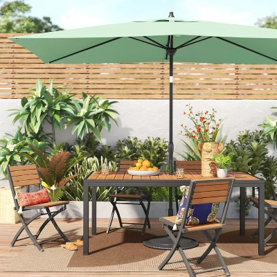 10'x6' Rectangular Market Patio Umbrella - Black Pole - Threshold™ 10'x6' Rectangular Market Patio Umbrella - Black Pole - Threshold™ -Outdoor Furniture Store GUEST 21274a41 9c1a 4f2f 8b73 f709266d6842