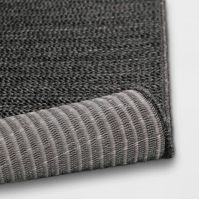 7'x10' Oversized Stripe Outdoor Rug Charcoal Gray - Threshold™ 7'x10' Oversized Stripe Outdoor Rug Charcoal Gray - Threshold™ -Outdoor Furniture Store GUEST 21abd3e1 a24e 4f6f 9e44 e5faf3fd3e98