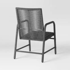 2pc Granby Padded Wicker Outdoor Patio Dining Chairs Arm Chairs Gray - Threshold™ -Outdoor Furniture Store GUEST 21f7b8b5 bc51 4b1d 966d 02e361bd1162