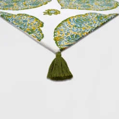 5' X 7' Sunshine Medallion Outdoor Rug Yellow - Threshold™