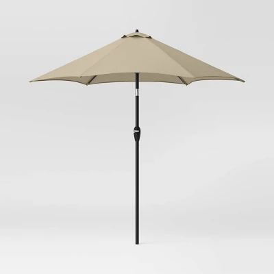9'x9' Market Patio Umbrella - Black Pole - Threshold™ 9'x9' Market Patio Umbrella - Black Pole - Threshold™ -Outdoor Furniture Store GUEST 26376d4f 0c79 4670 8138 0cf481a01677