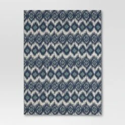 Ikat Outdoor Rug Blue - Threshold™ -Outdoor Furniture Store GUEST 26cc3119 0645 49b3 8d70 543d60a6eca5