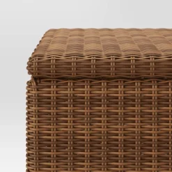 Brookfield Patio End Table With Storage - Brown - Threshold™ -Outdoor Furniture Store GUEST 28817774 0b8a 4bfc a42a 5b7ee0f6e0d1