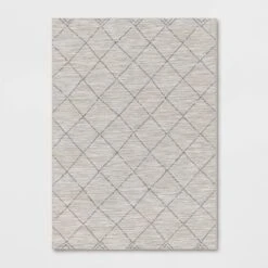 Mira Geometric Diamond Indoor/Outdoor Rug Cream - Threshold™ -Outdoor Furniture Store GUEST 2e346c04 f7a9 42e9 93f4 6af47a7db49d