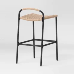 Popperton 2pk Arched Wicker Bar Height Patio Chairs, Outdoor Furniture - Black - Threshold™ Designed With Studio McGee 4 Popperton 2pk Arched Wicker Bar Height Patio Chairs, Outdoor Furniture - Black - Threshold™ Designed With Studio McGee -Outdoor Furniture Store GUEST 35ac354a ae96 4702 abc7 35607560042d