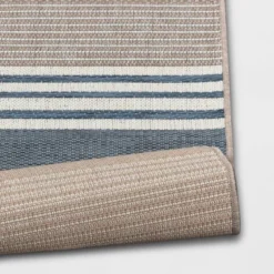Sand Stripe Outdoor Rug Blue - Threshold™ -Outdoor Furniture Store GUEST 3616b472 fed7 4009 8a0d 4aa280b59abf