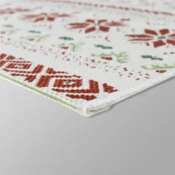 7' X 10' Fair Isle Outdoor Rug Red - Threshold™