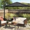11'x11' Offset Patio Umbrella Black - Black Pole - Threshold™ -Outdoor Furniture Store GUEST 3d7b0d91 3968 4ac6 aa3a f6ac5ccdb002