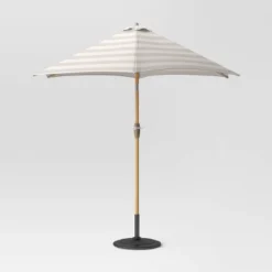 9'x9' Market Patio Umbrella - Light Wood Pole - Threshold™ 12 9'x9' Market Patio Umbrella - Light Wood Pole - Threshold™ -Outdoor Furniture Store GUEST 41c1ef6d f043 43ba a322 c0e1382e5be8
