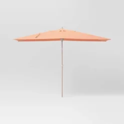 10'x6' Rectangular Market Patio Umbrella - Light Wood Pole - Threshold™ -Outdoor Furniture Store GUEST 427598f4 b2c9 461e bcfd 67f89a9a1441