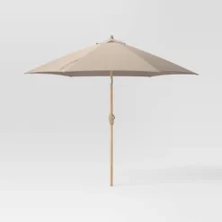 9'x9' Market Patio Umbrella - Light Wood Pole - Threshold™ 19 9'x9' Market Patio Umbrella - Light Wood Pole - Threshold™ -Outdoor Furniture Store GUEST 480e732e 53ce 47e9 9dab 21299bd1e353