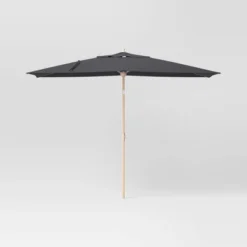 10'x6' Rectangular Market Patio Umbrella - Light Wood Pole - Threshold™ -Outdoor Furniture Store GUEST 4895440d 57b2 4054 9949 ec1dd94e5f67
