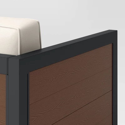 Bryant 2pc Faux Wood Patio Loveseat & Coffee Table - Gray/Natural - Threshold™ Bryant 2pc Faux Wood Patio Loveseat & Coffee Table - Gray/Natural - Threshold™ -Outdoor Furniture Store GUEST 4b3c6964 0f23 4bf8 899e c9fc36e30d43