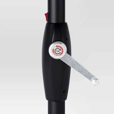 9'x9' Market Solar Patio Umbrella - Black Pole - Threshold™ 9'x9' Market Solar Patio Umbrella - Black Pole - Threshold™ -Outdoor Furniture Store GUEST 4c248826 2a78 41b7 8ca2 181d585cab17