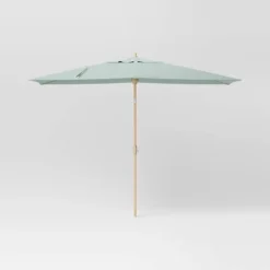 10'x6' Rectangular Market Patio Umbrella - Light Wood Pole - Threshold™ -Outdoor Furniture Store GUEST 4f2b0fba 618c 43dd ae78 b014edf01852