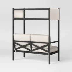 Ryegate 2pc 4' Mini Patio Daybed With Ottoman Weathered Teak - Threshold™ 5 Ryegate 2pc 4' Mini Patio Daybed With Ottoman Weathered Teak - Threshold™ -Outdoor Furniture Store GUEST 52a56e94 f01a 4e67 98c5 74cb41f35e91