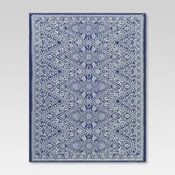 Tapestry Outdoor Rug Blue - Threshold -Outdoor Furniture Store GUEST 5659ba62 520f 4c00 af8e 5133536a767d