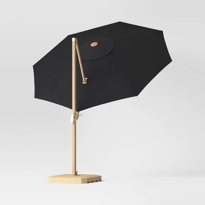 11'x11' Offset Patio Umbrella - Light Wood Pole - Threshold™ 11'x11' Offset Patio Umbrella - Light Wood Pole - Threshold™ -Outdoor Furniture Store GUEST 5e1f742e 0245 4128 92e0 655da034b07b