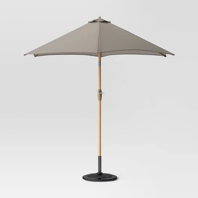 9'x9' Market Patio Umbrella - Light Wood Pole - Threshold™ 9'x9' Market Patio Umbrella - Light Wood Pole - Threshold™ -Outdoor Furniture Store GUEST 63fceac0 63ea 47a8 9bbc 8fa650bebfc2