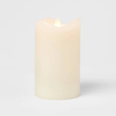5" x 3" LED Flickering Flame Candle Cream - Threshold™ 5" X 3" LED Flickering Flame Candle Cream - Threshold™ -Outdoor Furniture Store GUEST 6cab1ef7 97d8 4b08 b759 7ca03b41cd02