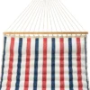 11.5' Pillowtop Outdoor Fabric Hammock Twill Stripe Red/Blue/White - Threshold™ -Outdoor Furniture Store GUEST 6e127564 f668 422c b6f9 1ab343550544