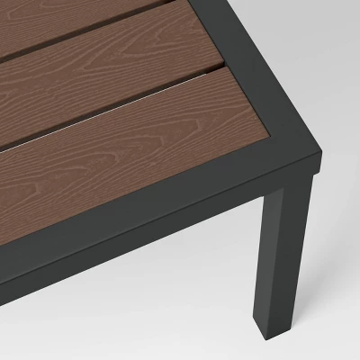 Bryant 2pc Faux Wood Patio Loveseat & Coffee Table - Gray/Natural - Threshold™ Bryant 2pc Faux Wood Patio Loveseat & Coffee Table - Gray/Natural - Threshold™ -Outdoor Furniture Store GUEST 6f5e500e 49d6 4462 9caf 11a4e3e8e2a1