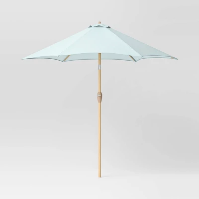 9'x9' Market Patio Umbrella - Light Wood Pole - Threshold™ 9'x9' Market Patio Umbrella - Light Wood Pole - Threshold™ -Outdoor Furniture Store GUEST 6f6208b7 69b3 4860 8b1c 0efc735fa205