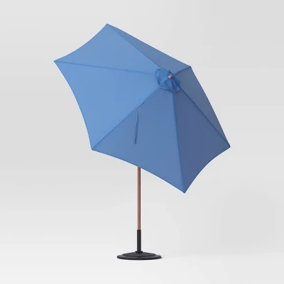 9'x9' Market Patio Umbrella - Light Wood Pole - Threshold™ 9'x9' Market Patio Umbrella - Light Wood Pole - Threshold™ -Outdoor Furniture Store GUEST 76894177 049d 40ed 9f08 076763021b50