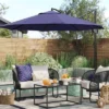 11'x11' Offset Patio Umbrella Navy - Black Pole - Threshold™ -Outdoor Furniture Store GUEST 77f51d5a a7af 4efa af66 90be2b33fcd8