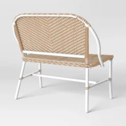 Suffield Wicker Patio Bench With Back - Threshold™ -Outdoor Furniture Store GUEST 79fb0b72 a9ef 433d 93e7 7080a559f253