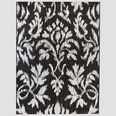 Garden Ikat Outdoor Rug Black - Threshold Garden Ikat Outdoor Rug Black - Threshold -Outdoor Furniture Store GUEST 7a75eaef 317d 4f33 8f8f 6b88e002a83d