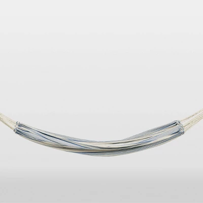 Linen Striped Flat Weave Hammock Blue - Threshold™ Linen Striped Flat Weave Hammock Blue - Threshold™ -Outdoor Furniture Store GUEST 8bc5ec3c 38d6 428f 8efb a1099953ffb9