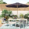 9'x9' Arete Market Patio Umbrella Navy - Threshold™ -Outdoor Furniture Store GUEST 8db1dee6 9d47 4b71 97a1 031a6b9040eb