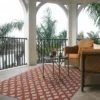 5' X 7' Diamond Outdoor Rug Orange - Threshold™ -Outdoor Furniture Store GUEST 8f7f4245 35e6 47d8 9a39 fd5213c1c9b3 1