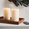 2pk 5" X 3" LED Flickering Flame Candle Cream - Threshold™ -Outdoor Furniture Store GUEST 9070f367 6e37 4d08 a5fc 110e495e5a07