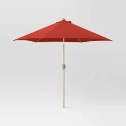 9'x9' Market Patio Umbrella - Light Wood Pole - Threshold™ 18 9'x9' Market Patio Umbrella - Light Wood Pole - Threshold™ -Outdoor Furniture Store GUEST 9db5dec2 e939 4b4f 952d 58f53d61f0ef