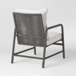 2pc Granby Padded Wicker Outdoor Patio Chairs, Club Chairs Gray - Threshold™ -Outdoor Furniture Store GUEST 9fe2e90e 2a7e 43ed 8d60 548fcadc7ff9