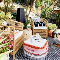 Mulberry 3pc Patio Chat Set - Natural - Threshold™ -Outdoor Furniture Store GUEST a2e21cfb 9a8a 4a42 ade9 0f769912e1b7