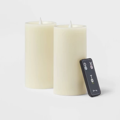 2pk 3" x 6" LED Candles Cream - Threshold™ 2pk 3" X 6" LED Candles Cream - Threshold™ -Outdoor Furniture Store GUEST a345bf16 ead5 4ff9 b564 9ce4dc189e81