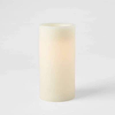 6" x 3" LED Flameless Black Wick Candle Cream - Threshold™ 6" X 3" LED Flameless Black Wick Candle Cream - Threshold™ -Outdoor Furniture Store GUEST a405a4bb 9026 49e4 b379 c5bcbf16c1b8