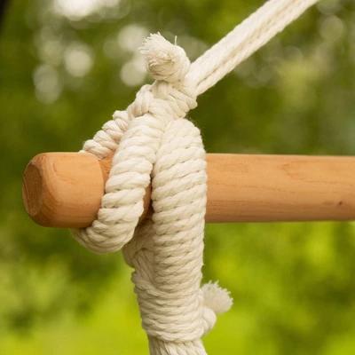 Pillowtop Chair Swing with Spreader Bar Heathered Blue - Threshold™ Pillowtop Chair Swing With Spreader Bar Heathered Blue - Threshold™ -Outdoor Furniture Store GUEST a46595c5 c83d 463e b25c 9816830c2d43