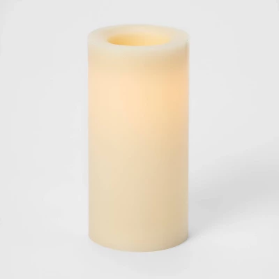8" x 4" LED Flameless Black Wick Candle Cream - Threshold™ 8" X 4" LED Flameless Black Wick Candle Cream - Threshold™ -Outdoor Furniture Store GUEST ac02ad27 fd03 494a 84ad e650ef73fd33