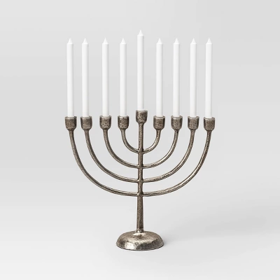Classic Cast Aluminum Menorah Antique Silver - Threshold™ Classic Cast Aluminum Menorah Antique Silver - Threshold™ -Outdoor Furniture Store GUEST ac195cd0 44ac 4389 93f8 9849ec9cc9cf