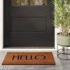 1'6"x2'6" 'Hello' Stripe Border Coir Doormat Natural - Threshold™ 2 1'6"x2'6" 'Hello' Stripe Border Coir Doormat Natural - Threshold™ -Outdoor Furniture Store GUEST b1499435 2ca1 461e 8f4c 0c52321d2b89