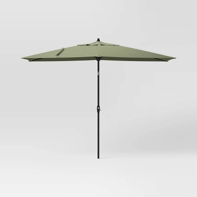 10'x6' Rectangular Market Patio Umbrella - Black Pole - Threshold™ 10'x6' Rectangular Market Patio Umbrella - Black Pole - Threshold™ -Outdoor Furniture Store GUEST b45ccdfe 1dde 434c a118 14d97653a266